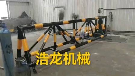 智能远程遥控龙门架电动升降限高架_可升降限高杆工作原理_10米自动限高杆操作视频